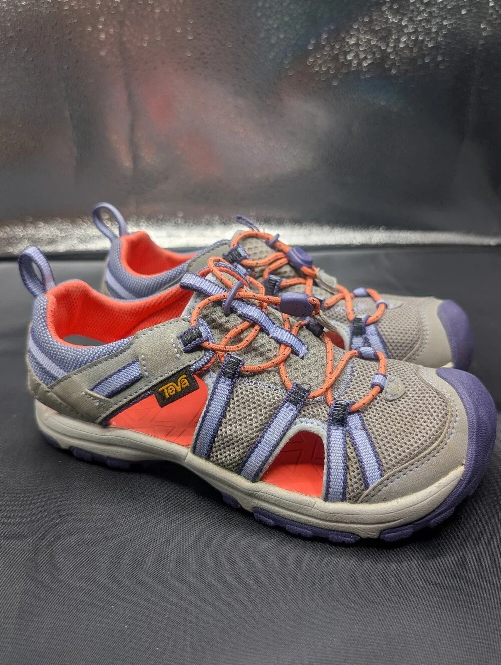 Teva Girls Manatee Sport Sandal, Wild Dove, Size 3 Big Kid.